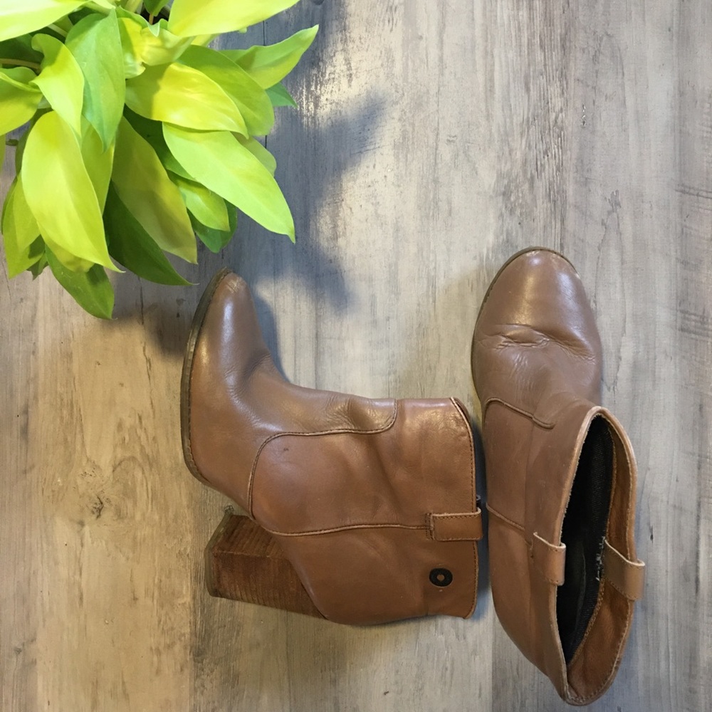 Calvin Klein Leather Booties